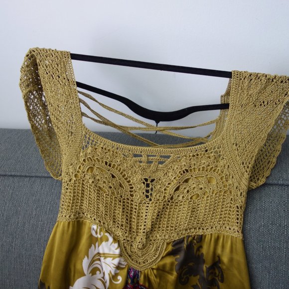 Green Silk Dress - Picture 7 of 11